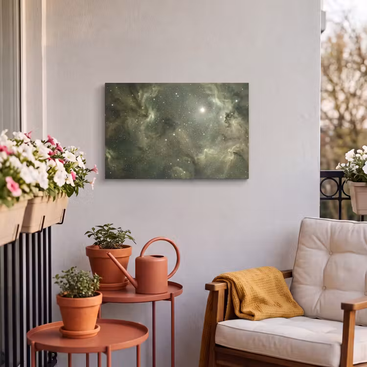 Buiten canvas - Nevel - Sterren - Ruimte — 3
