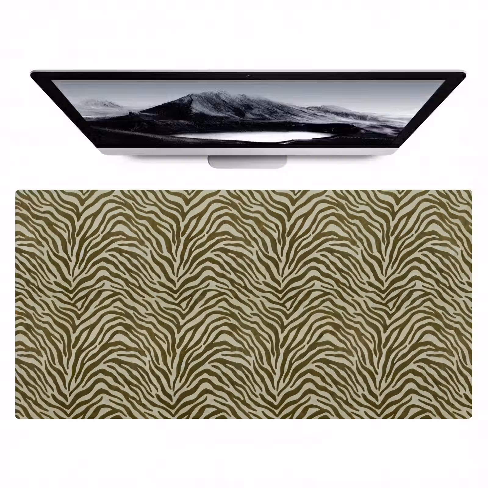 Bureau onderlegger - Zebramotief - Groen - Modern — 1