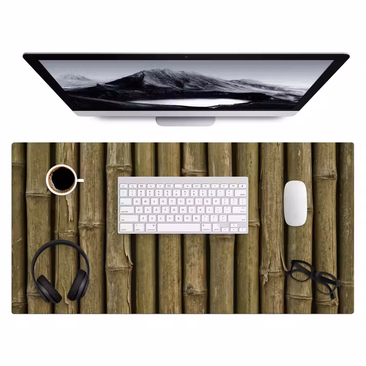 Bureau onderlegger - Bamboe - Stengels - Natuur — 4