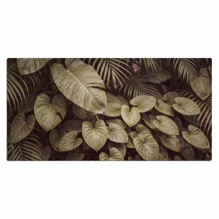 Bureau onderlegger - Groene bladeren - Natuur — 2