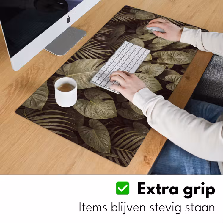 Bureau onderlegger - Groene bladeren - Natuur — 6
