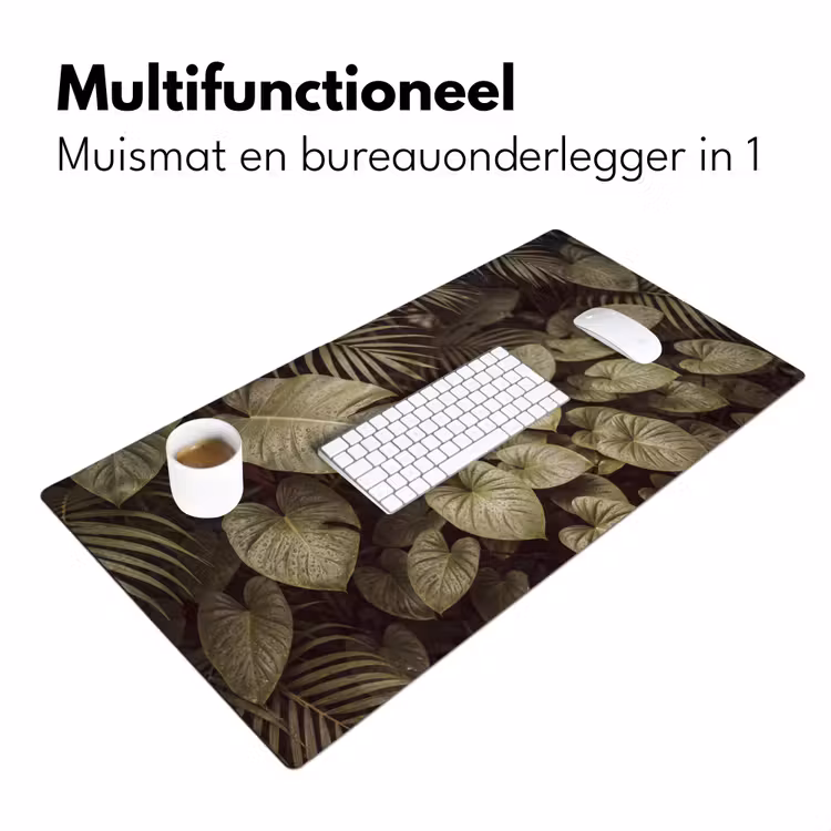 Bureau onderlegger - Groene bladeren - Natuur — 7