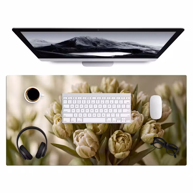 Bureau onderlegger - Bloemen - Groen - Natuur — 4