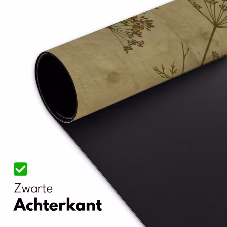 Bureau onderlegger - Bloemen - Schrift - Groen — 5