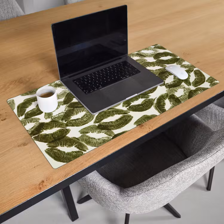 Bureau onderlegger - Kus - Patroon - Groen — 3