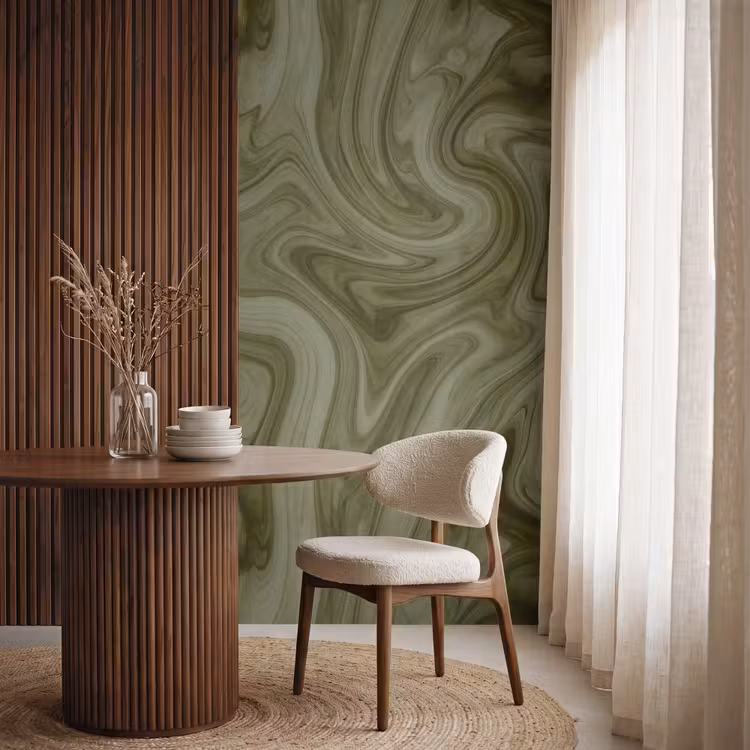 Behang - Abstract - Groen - Modern — 4