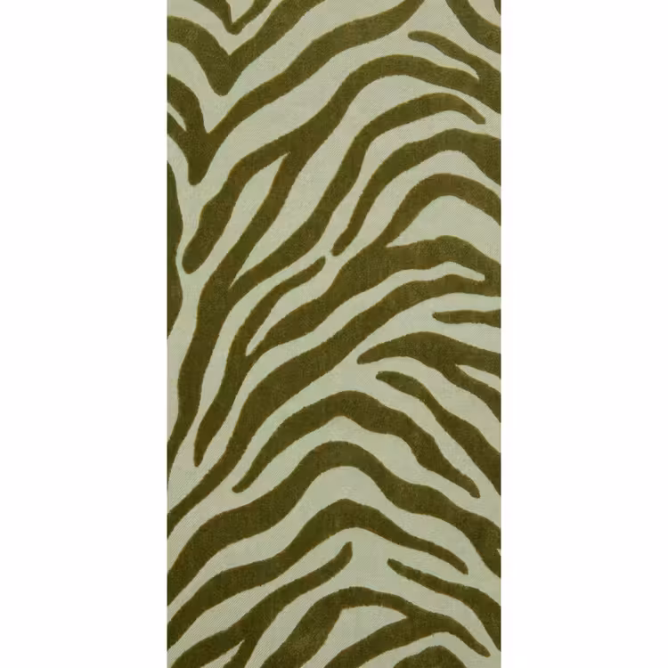 Behang - Zebramotief - Groen - Modern β 2