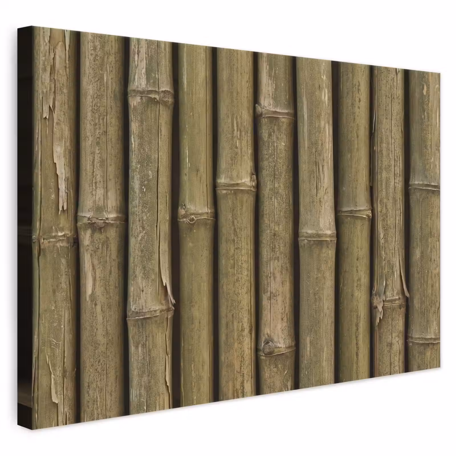 Canvas schilderij - Bamboe - Stengels - Natuur — 1