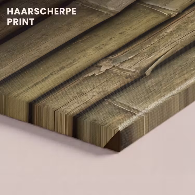 Canvas schilderij - Bamboe - Stengels - Natuur — 5