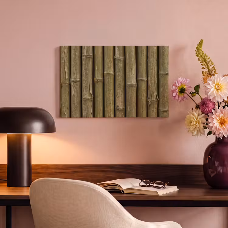 Canvas schilderij - Bamboe - Stengels - Natuur — 6