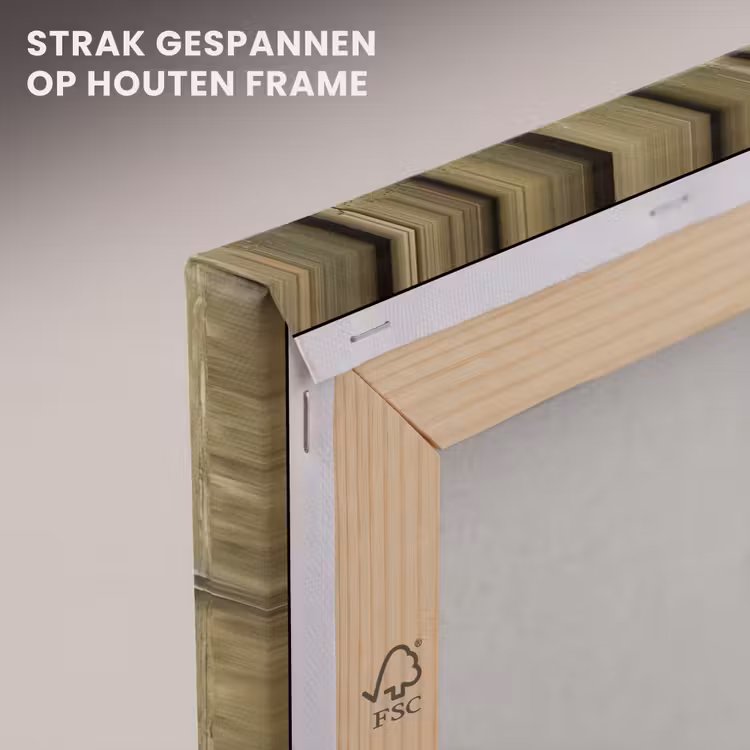 Canvas schilderij - Bamboe - Stengels - Natuur — 7