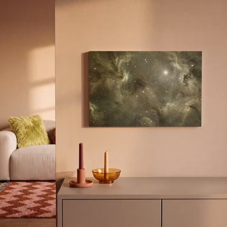 Canvas schilderij - Nevel - Sterren - Ruimte — 2