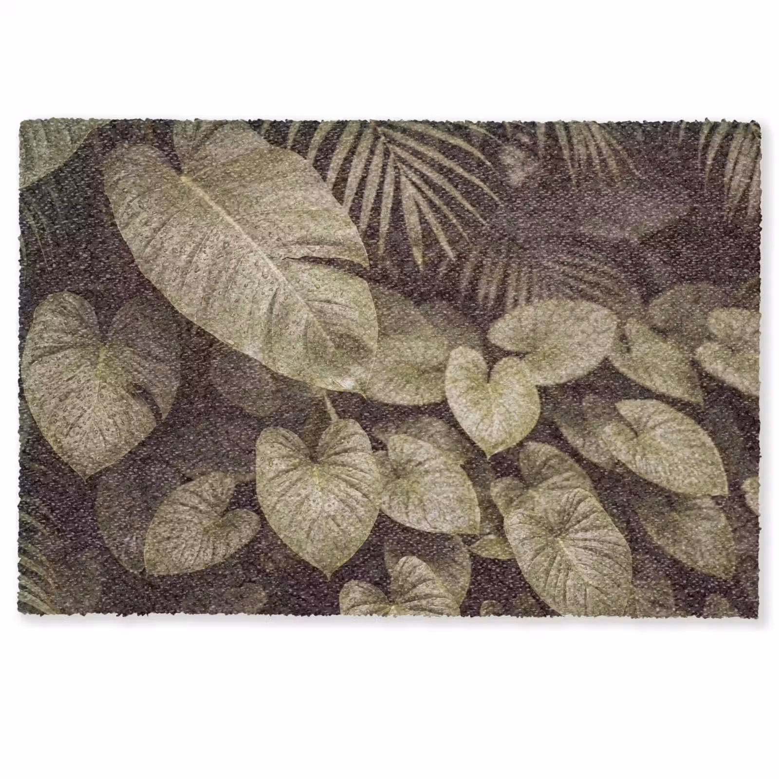 Deurmat - Groene bladeren - Natuur — 1