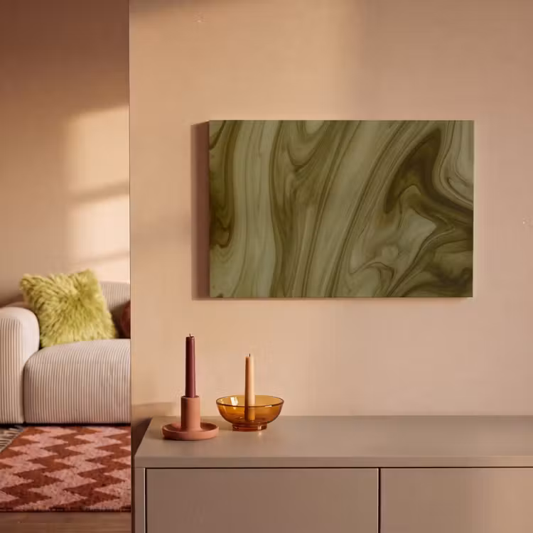 Canvas schilderij - Abstract - Groen - Modern — 2