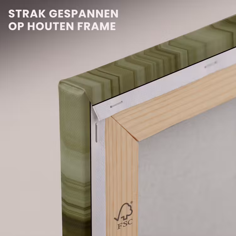 Canvas schilderij - Abstract - Groen - Modern — 7