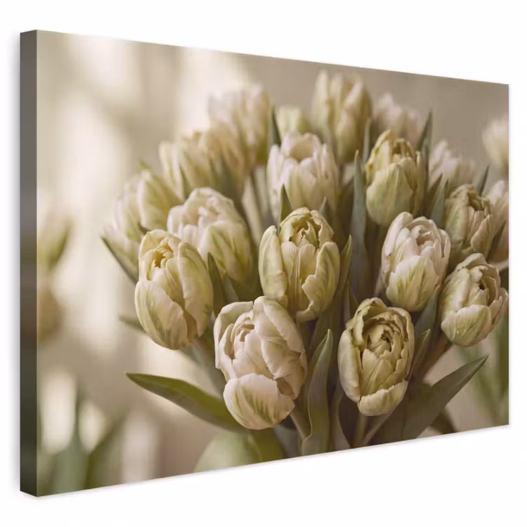Canvas schilderij - Bloemen - Groen - Natuur — 1