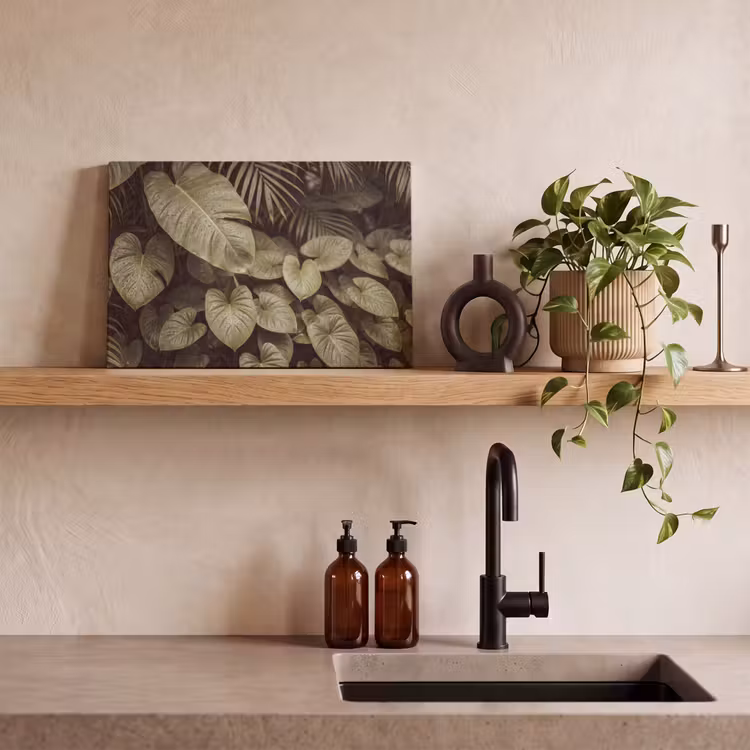 Canvas schilderij - Groene bladeren - Natuur — 4