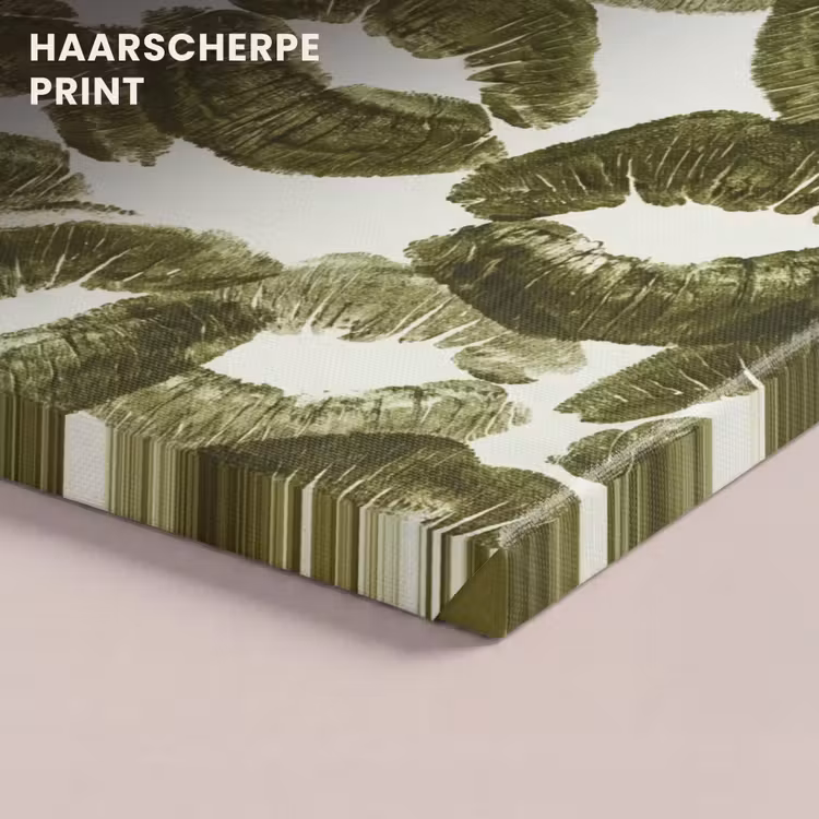 Canvas schilderij - Kus - Patroon - Groen — 5