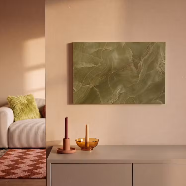 Canvas schilderij - Marmer - Groen - Abstract — 2