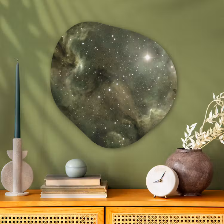 Organisch schilderij - Glas - Nevel - Sterren - Ruimte — 2