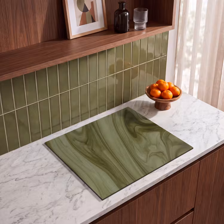 Inductie beschermer - Abstract - Groen - Modern — 8