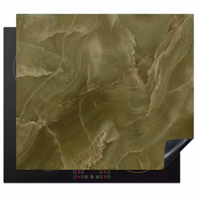 Inductie beschermer - Marmer - Groen - Abstract — 1