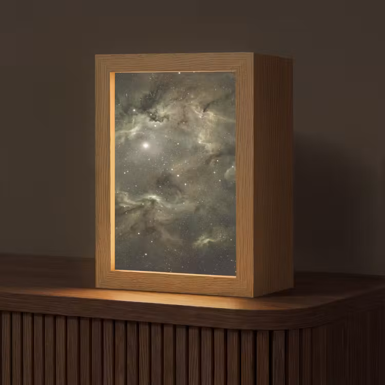 Gepersonaliseerde Lightbox - Nevel - Sterren - Ruimte — 1