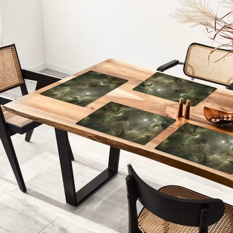 Placemat - 6 stuks - Nevel - Sterren - Ruimte — 3