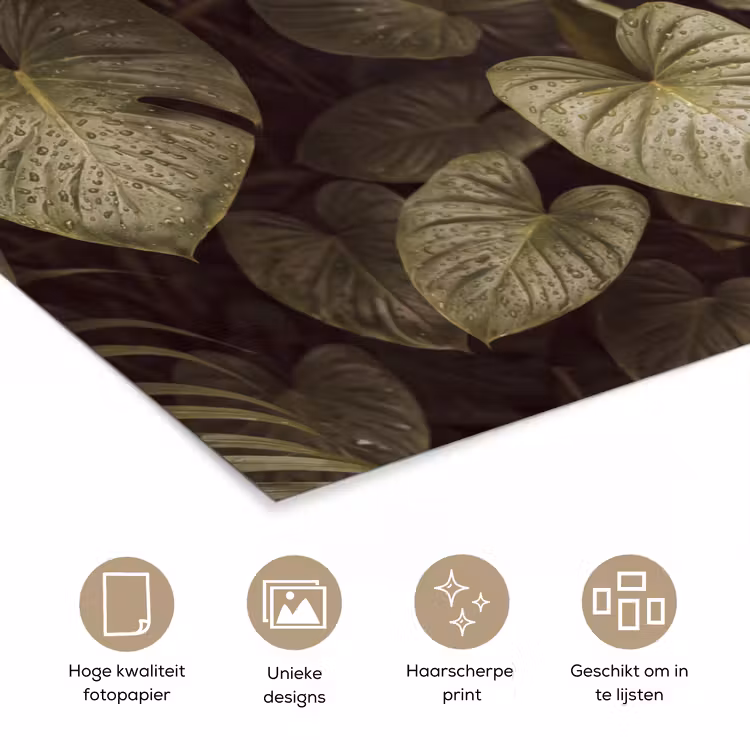 Poster - Groene bladeren - Natuur — 5