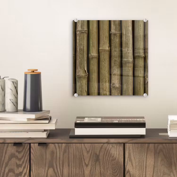 Glas schilderij - Bamboe - Stengels - Natuur — 2