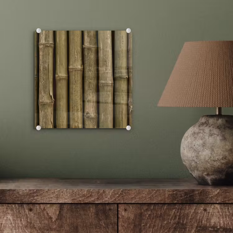Glas schilderij - Bamboe - Stengels - Natuur — 4