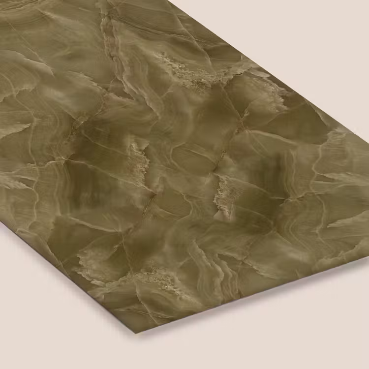 Poster met lijst - Marmer - Groen - Abstract — 7
