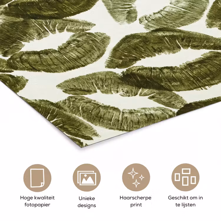 Poster - Kus - Patroon - Groen — 5