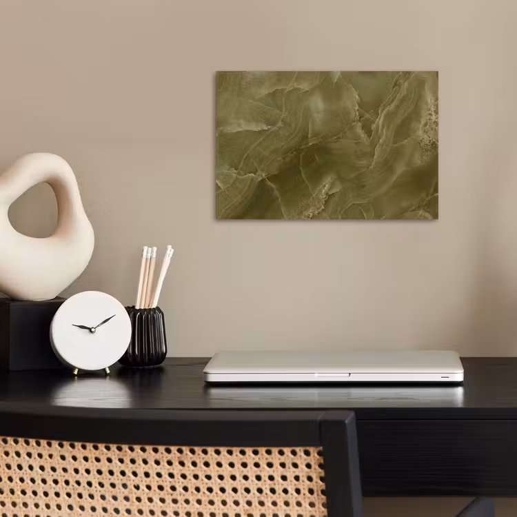 Poster - Marmer - Groen - Abstract — 2