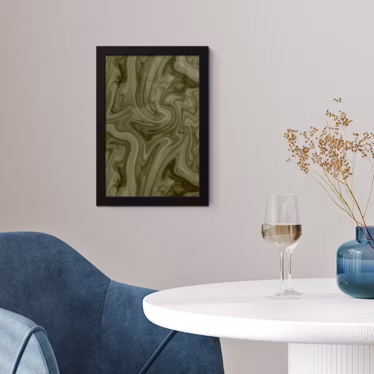 Poster met lijst - Abstract - Groen - Modern — 4