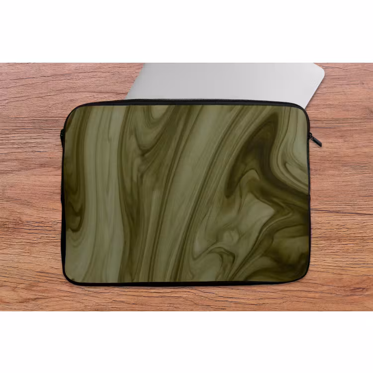 Laptophoes - Abstract - Groen - Modern — 2