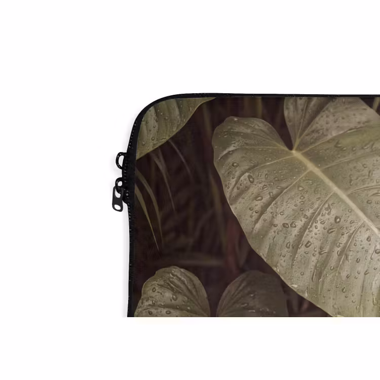 Laptophoes - Groene bladeren - Natuur — 5