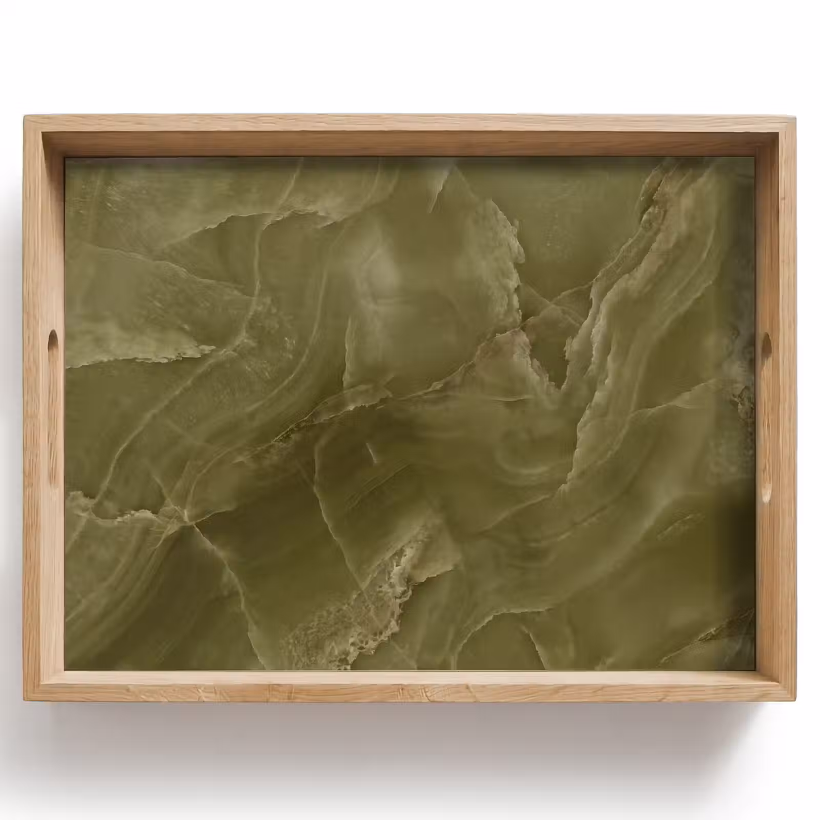 Dienblad - Marmer - Groen - Abstract — 1