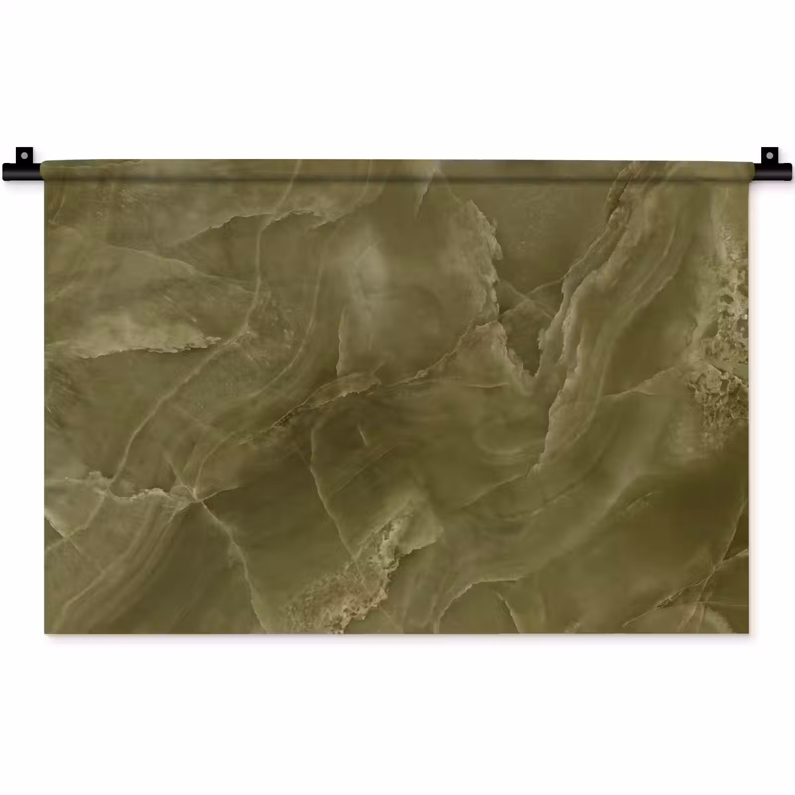 Wandkleed - Marmer - Groen - Abstract — 1