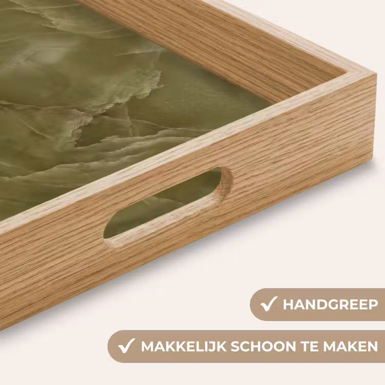 Dienblad - Marmer - Groen - Abstract — 5