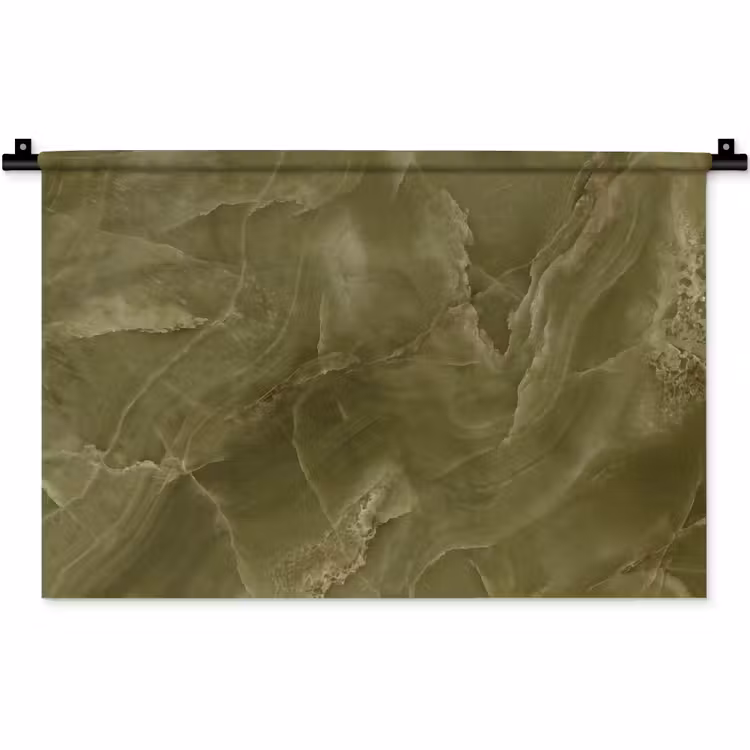 Wandkleed - Marmer - Groen - Abstract — 1