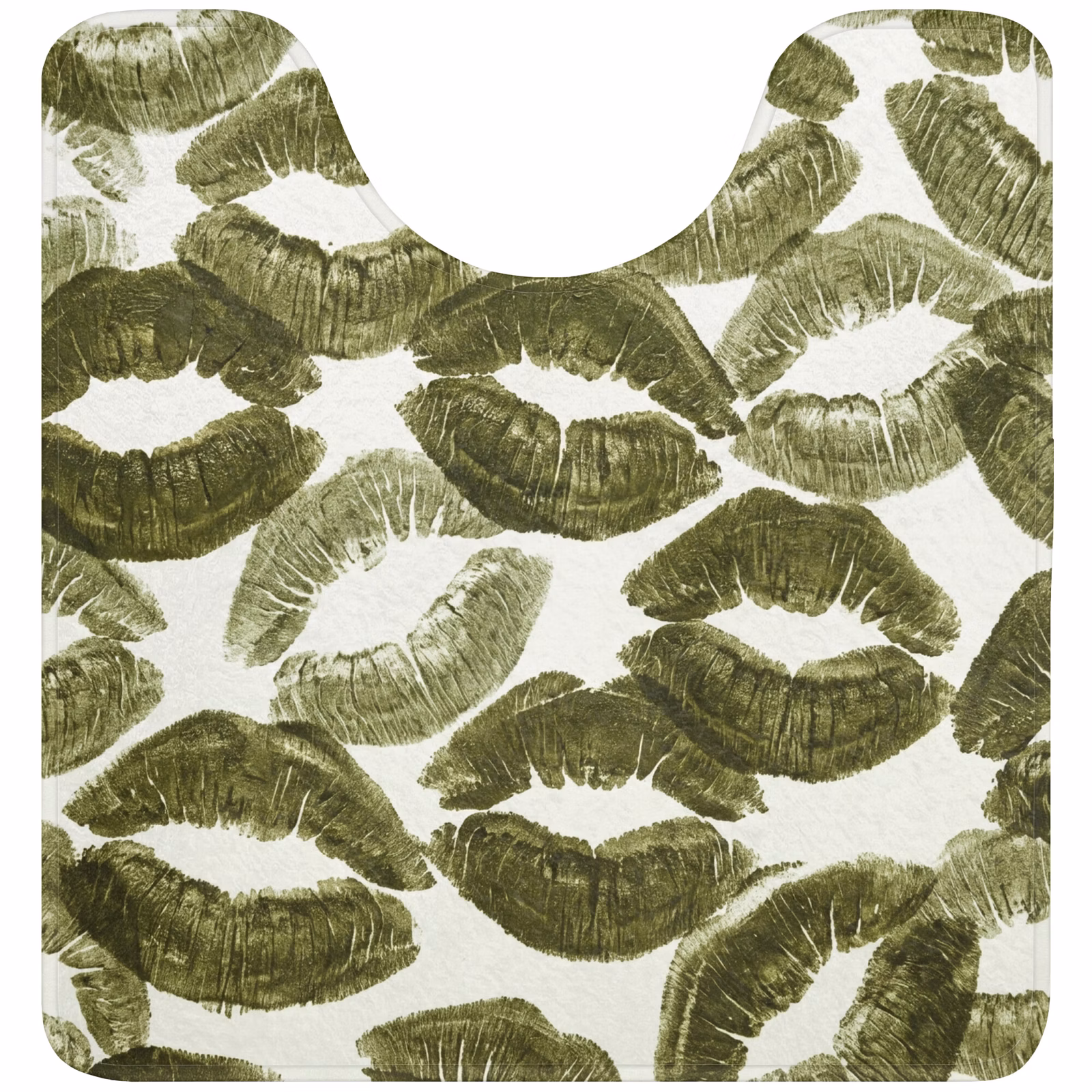 Wc Mat - Kus - Patroon - Groen — 1
