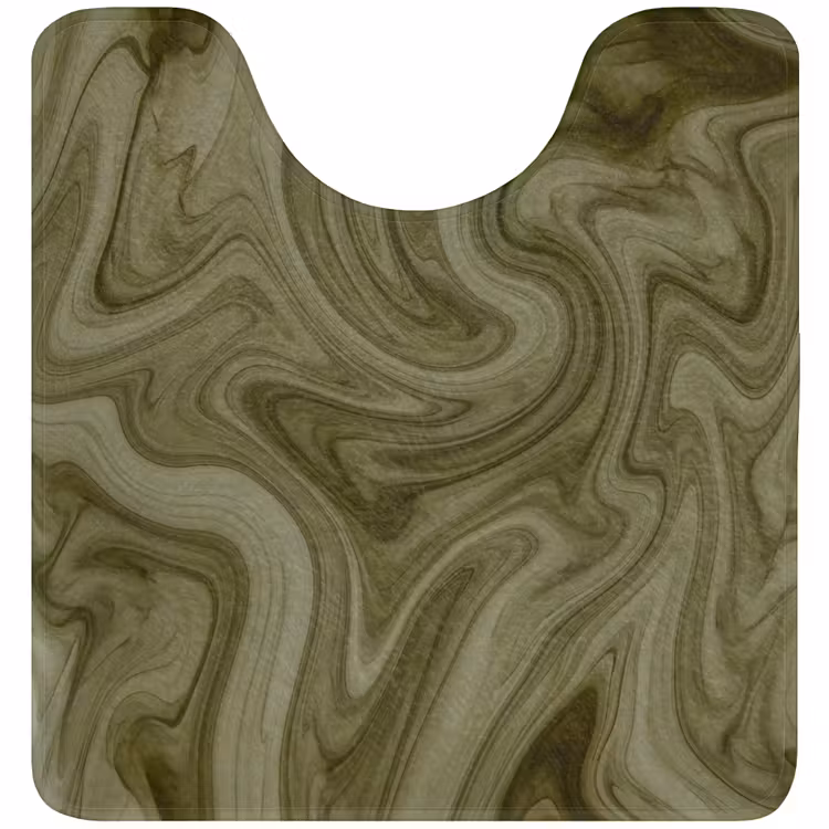 Wc Mat - Abstract - Groen - Modern — 1