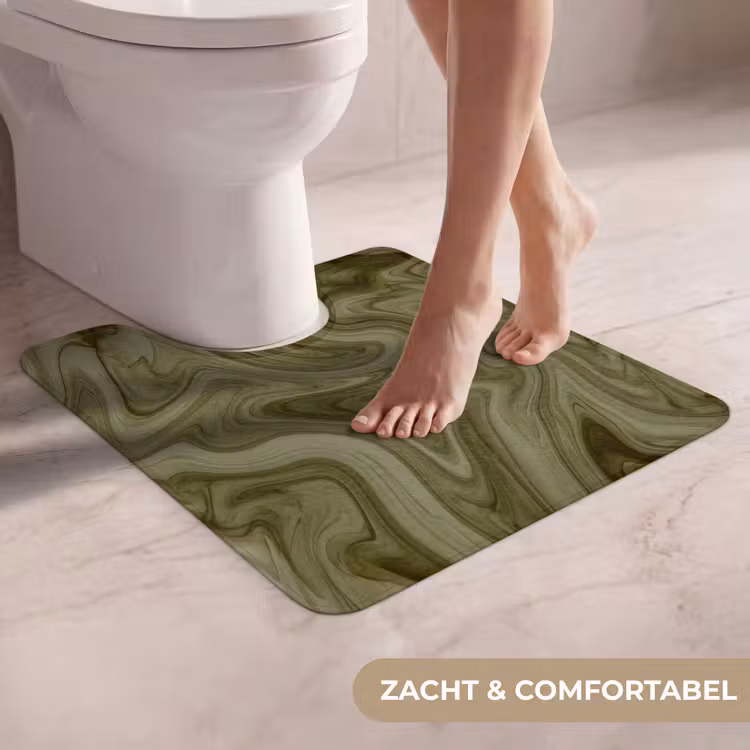 Wc Mat - Abstract - Groen - Modern — 5