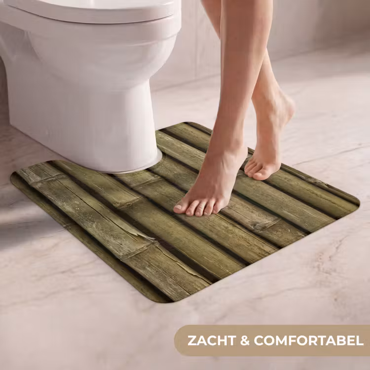 Wc Mat - Bamboe - Stengels - Natuur — 5