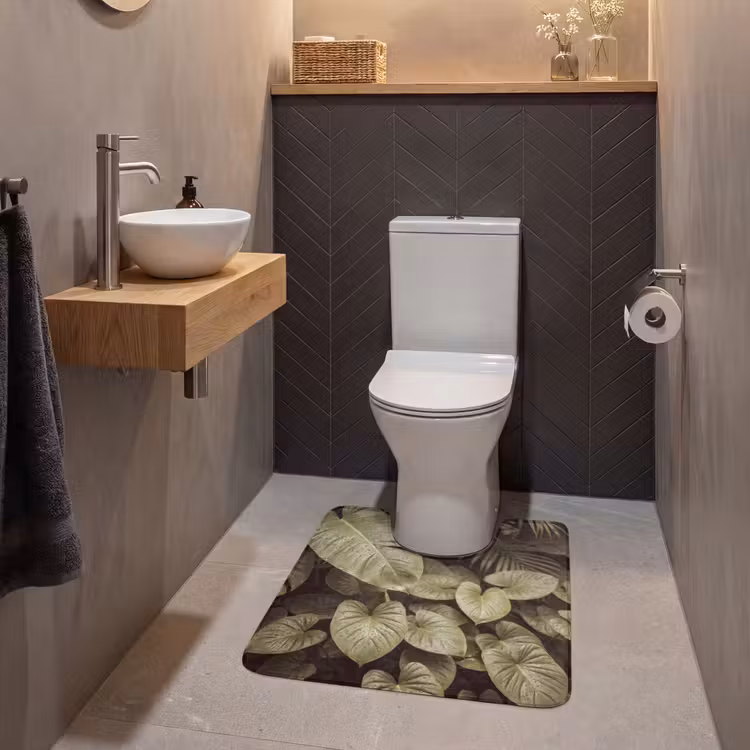 Wc Mat - Groene bladeren - Natuur — 2