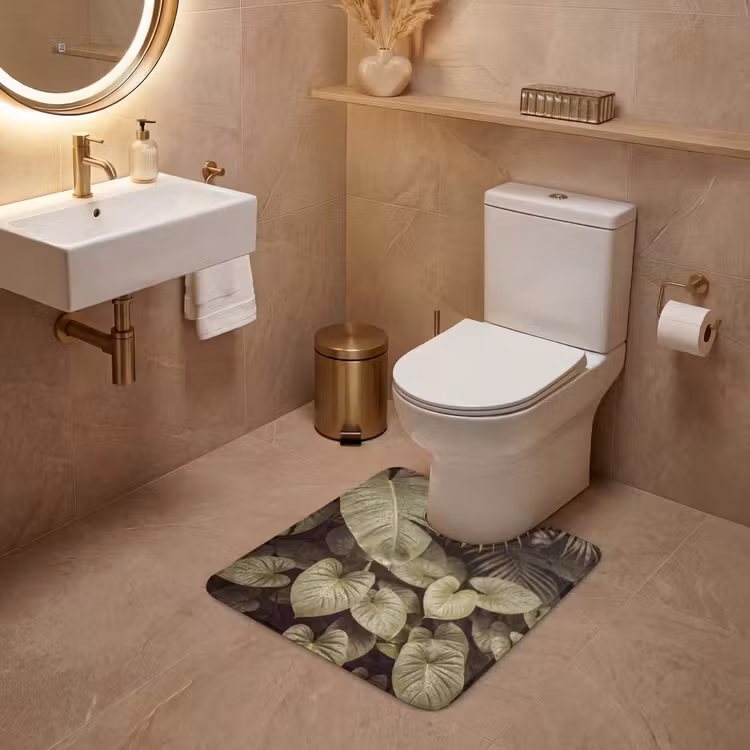 Wc Mat - Groene bladeren - Natuur — 3