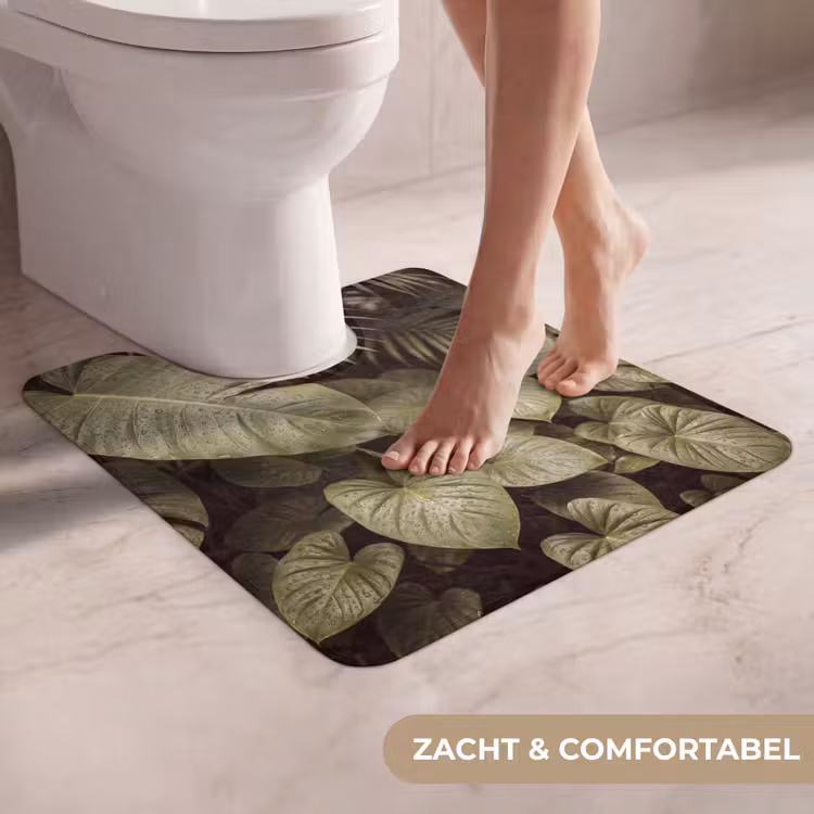 Wc Mat - Groene bladeren - Natuur — 5