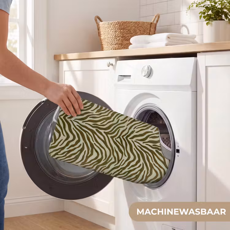 Wc Mat - Zebramotief - Groen - Modern — 6