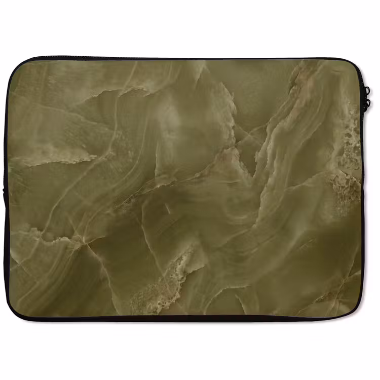 Laptophoes - Marmer - Groen - Abstract — 1